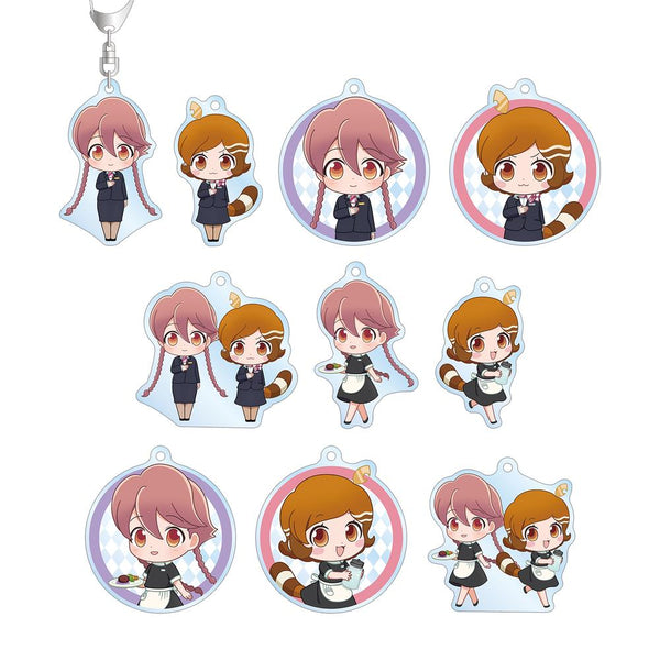 『アポカリプスホテル』トレーディング ちびキャラ ホテルモントレ制服&モーニングスタッフver. アクリルキーホルダー(単位/BOX)